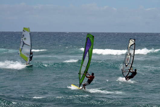 Windsurfing at Ho'okipa